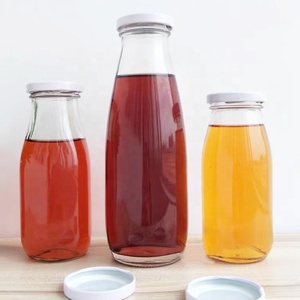 200ml 250ml 500ml 1 <span class=keywords><strong>litro</strong></span> de vidrio para bebidas botellas de leche al por mayor botellas vacías de jugo de leche con tapa - Product Image 5