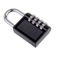 Usine antivol robuste en alliage de zinc 4 chiffres serrure à combinaison casier à bagages armoire tiroir avec cadenas meilleur prix