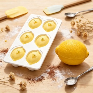 6-Cavity 3D Lemon Silicone Mold For Mousse Cake Baking And Ice Cubes - Product Image 4
