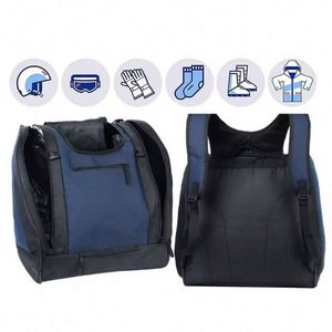 Muestra gratuita: Mochila impermeable para esquí y snowboard, bolsa de viaje para botas de esquí, mochila para viajar en avión, guantes, chaqueta, gafas. - Product Image 3