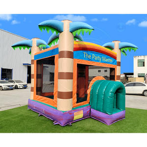 <span class=keywords><strong>Castillo</strong></span> Inflable con Palmeras, <span class=keywords><strong>Castillo</strong></span> Inflable con Temática Tropical para Exteriores - Product Image 4