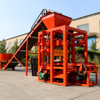 Machine à briques creuses haute efficacité QT4-40, machine manuelle de fabrication de blocs