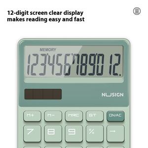 Gastronomia nuova Sai portatile calcolatrice solare 12 Display digitale Widescreen Mini doppia potenza speciale per la contabilità alla <span class=keywords><strong>moda</strong></span> - Product Image 4