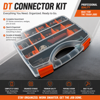 528 pièces de haute qualité 2-12 voies automobile étanche DT Deutsch Kit de connecteur avec outils de sertissage professionnels et outils de suppression