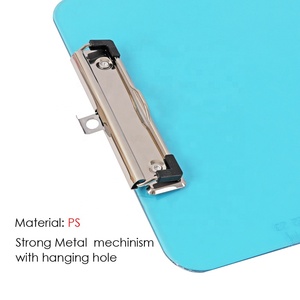 Foska Hot Bán Nhựa A4 & FC Kích Thước Thân Thiện Với Môi Nhiều Màu Trong Suốt Clip Board Đơn Giản Xách Tay Bằng Văn Bản Hội Đồng Quản Trị Tập Tin Thư Mục - Product Image 2