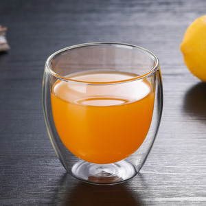 <span class=keywords><strong>Hot</strong></span> <span class=keywords><strong>sale</strong></span> high borosilicate double glass water cup milk coffee cup - Product Image 6