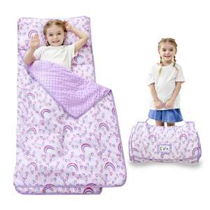 Kids Washable Nap Mat & Detachable <b>Pillow</b> Soft <b>Sleeping</b> Bag for Daycare Preschool Sleepovers - Product Image 6