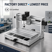 Routeur CNC 3018 Max 500W à 3 axes, haute rigidité, avec cadre en aluminium et moteur à roulement pour la sculpture sur bois, idéal pour les petites entreprises