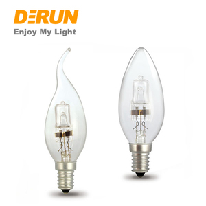 Ampoule halogène CAL35 SES E14 ES E27 transparente, givrée, 18W 28W 42W 110V 230V, dimmable, pour <span class=keywords><strong>lustre</strong></span>, HAL-CAL35 - Product Image 1