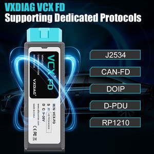 VXDIAG VCX FD <span class=keywords><strong>2</strong></span> en 1 Scanner automobile professionnel OBD2 CAN-FD DoIP Outil de diagnostic - Product Image 5