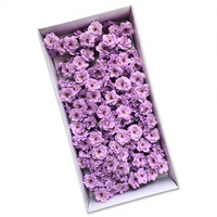 AYOYO 50 pièces de fleurs artificielles réalistes en savon fait main, décoration d'intérieur, fleurs de cerisier pour la fête des mères et Noël