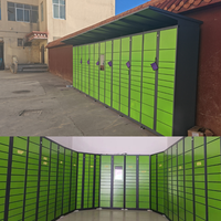 Süpermarketler ve Alışveriş Merkezleri için Self Servis Teslimat ve Alma Plaj Dolabı Özel Akıllı Metal Paket Dolabı