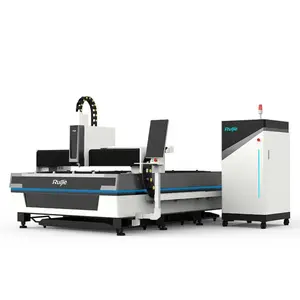Ruijie mesin pemotong Laser, mesin pemotong Laser serat karbon Stainless steel 3015h 6KW