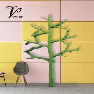 Hiện đại cây hình dạng sợi thủy tinh phòng khách kệ sách & kệ sách với màu sắc tùy chỉnh cho đồ nội thất gia đình - Product Image 5
