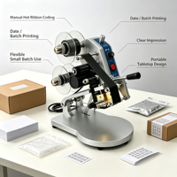 Machine de codage à chaud électrique automatique DY-8 à ruban couleur, directement de l'usine, pour le marquage de la date sur les cartons et les emballages plastiques