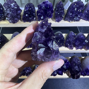 Sản Phẩm Mới Tinh Thể Tự Nhiên Thủ Công Chất Lượng Cao Thạch Anh Tím Cụm Cho Trang Trí - Product Image 3