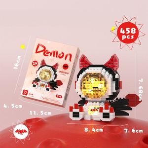 Vente chaude : Jouets astronaute fusée et douze signes du zodiaque avec lumière LED, blocs de construction micro-briques - Product Image 6