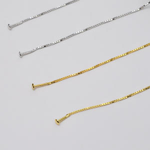 Boucles d'oreilles simples en argent S925 de style japonais et coréen, avec crochet long, perle, accessoires de bijoux DIY, plateau vide 1251 - Product Image 3