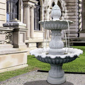 Fuente <span class=keywords><strong>de</strong></span> agua <span class=keywords><strong>de</strong></span> 3 niveles <span class=keywords><strong>de</strong></span> mármol negro, Ideal para decoración <span class=keywords><strong>de</strong></span> exteriores, cascada - Product Image 3