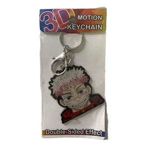 พวงกุญแจอนิเมะเคลื่อนไหว3D ที่มีประกายของเหลวรูปการ์ตูนน่ารักของขวัญแปลกใหม่สำหรับเทศกาลคริสต์มาสวันเกิด - Product Image 1