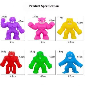 Soft TPR Stretch Monster Toy Stress Relief Fashion Fun Stretchy <b>Doll</b> for Capsule Vending Machine - Product Image 2