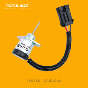 Populace Solenoid Valve 1503ES-12A5UC4S 12V Diesel <b>Generator</b> Stop Use - Product Image 1