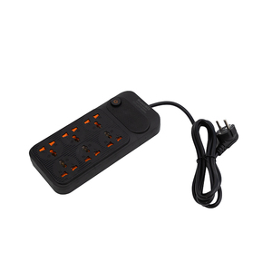 NEW TIMES Enchufe de Corriente Universal con Protector de Sobretensión, 6 Tomas de Corriente, Interruptor y <span class=keywords><strong>Enchufes</strong></span> Eléctricos de Pared - Product Image 6