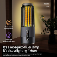 Matamosquitos Eléctrico para Interiores y Exteriores con Luz UV, Trampa para Moscas Recargable y Portátil para Patio y Hogar