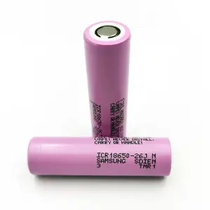 Rechargeable SDI ICR18650 26J 2600mAh 26JM 26J 26F 26H 3.6V 18650 2600mAh Lithium Battery For Samsung 18650 26J