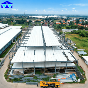 Estructura de Acero para Nave Industrial <span class=keywords><strong>Nike</strong></span> Indonesia, Construcción Prefabricada, Estructura Galvanizada <span class=keywords><strong>en</strong></span> Caliente - Product Image 5
