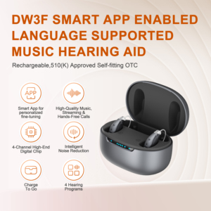 Apparecchio Acustico Digitale RIC Ricaricabile del Produttore Jinghao <span class=keywords><strong>per</strong></span> Perdita Uditiva Grave, Dispositivo Medico con Programmatore <span class=keywords><strong>per</strong></span> 16 <span class=keywords><strong>Apparecchi</strong></span> <span class=keywords><strong>Acustici</strong></span> - Product Image 2
