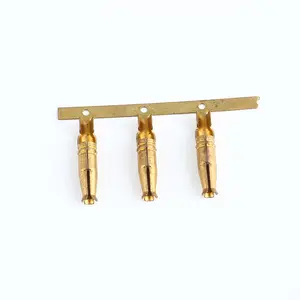 OEM 2.35 Disposable Stamping Terminal Medical Gold Plated Female Crimp Contact Pins Tuber Terminal For Medical Use