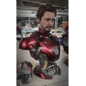 Bán Buôn Avengers Gk Nhựa Mô Hình Sắt Người Đàn Ông Bust <span class=keywords><strong>Mk3</strong></span> Bức Tượng Phim Hoạt Hình Phim Truyền Hình Sắt Người Đàn Ông Spider-Man Hình Cho Trang Trí Nội Thất - Product Image 3