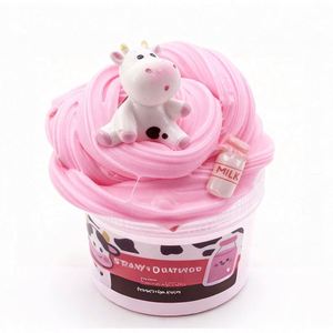 Kit de slime au beurre fait main en gros, sûr, texture lisse et colorée, jouet pâte à modeler DIY pour enfants, activités éducatives amusantes en vrac - Product Image 3