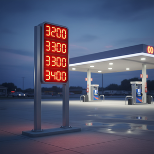 ป้ายไฟ LED/ป้ายแสดงราคา LED สำหรับปั๊มน้ำมัน - Product Image 2