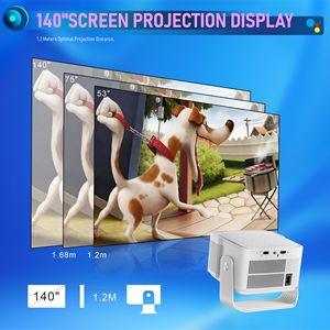 2025 New 1080P Hy350 Max GTV Xách Tay Nhà Bluetooth 5.0 Proyector 500 Lumens Linux + Android 11 Tự Động Hy350 Max Máy Chiếu - Product Image 5