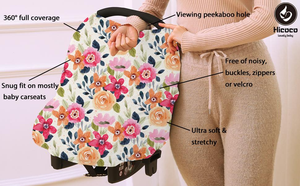 Cubierta Transpirable y Elástica para Portabebés, Parasol de Verano para Cochecito, Cubierta para Asiento de Coche para Bebés - Product Image 5