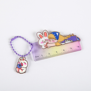 Regla Portátil Mini Personalizada con Llavero Creativo de Plástico y Colgante Acrílico Personalizado para Estudiantes - Product Image 5