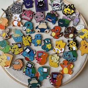 Prix d'usine : Broches Pokémon en lot (<span class=keywords><strong>Pikachu</strong></span>, Snorlax, Gyarados) – Badges en alliage métallique, cadeau tendance pour Halloween - Product Image 2