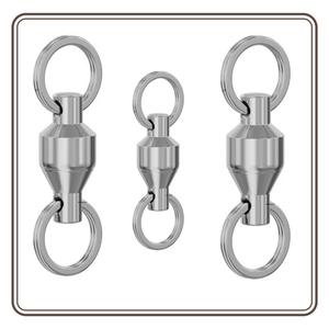 ตัวเชื่อมต่อแบบแบนแกนกลาง ขนาด 2-3/8 นิ้ว ทำจากสแตนเลสชุบนิกเกิล พร้อมห่วงคู่สำหรับตกปลาแบบ Ocean Rock Fishing - Product Image 1