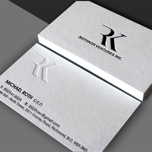 Servicio de impresión de logotipo personalizado papel de tarjeta mate - Product Image 2