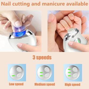 Lime à ongles électrique automatique Jumon – Outil de manucure portable avec fonction de polissage pour adultes - Product Image 5