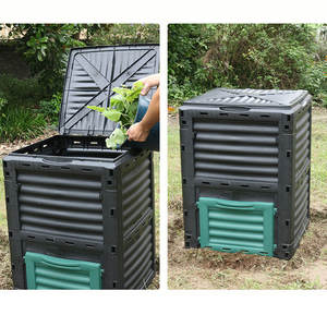 Contenedor <span class=keywords><strong>de</strong></span> Compostaje Plegable <span class=keywords><strong>de</strong></span> Plástico para Exteriores, Práctico Compostador <span class=keywords><strong>de</strong></span> Jardín para Fertilizante - Product Image 5