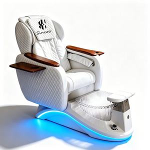 Luxury Nail Salon Furniture Spa Manicure Nail Massage Pedicure <b>Chair</b> with Pump Magnetic Jet Lighting Foot Spa Pedicure <b>Chairs</b> - Product Image 5