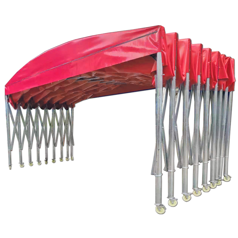 Retractable PVC Sliding Tent Outdoor Stall