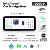 Mekede DUDU7 Écran 9.5 Pouces 10.36 Pouces 2K QLED Autoradio Intelligent avec Navigation GPS et Wi-Fi pour Toyota VW Nissan BMW Audi Mercedes-Benz Universel