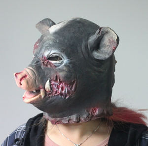 <span class=keywords><strong>Masque</strong></span> de tête de canard jaune personnalisé Halloween, visage réel, vieil homme, <span class=keywords><strong>masque</strong></span> réaliste en <span class=keywords><strong>Latex</strong></span> pour enfants - Product Image 6