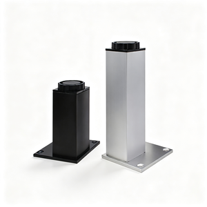 Roulettes de nivellement robustes, roulettes réglables avec patin en caoutchouc, roulettes pivotantes de nivellement pour machines, équipements, supports - Product Image 3