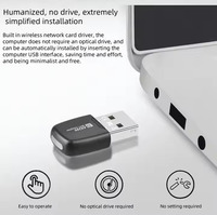 Adaptateur WiFi USB 2.0 sans fil 300 Mbps, clé WiFi Plug and Play, carte réseau LAN pour ordinateur de bureau, ordinateur portable