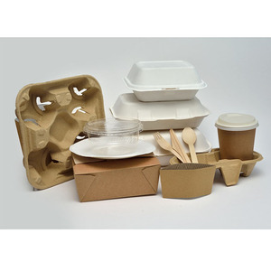 Caja de Almuerzo Desechable para Comida para Llevar, de Papel Kraft Ecológico, con Diseño de Impresión de Logotipo Personalizado, para Pollo y Comida Rápida - Product Image 5